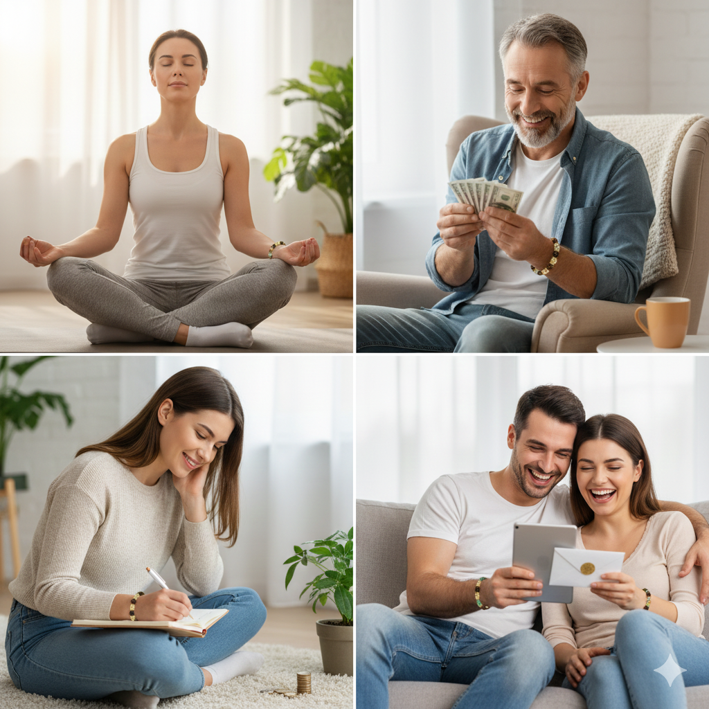 Money Magnet Beads Bracelet
