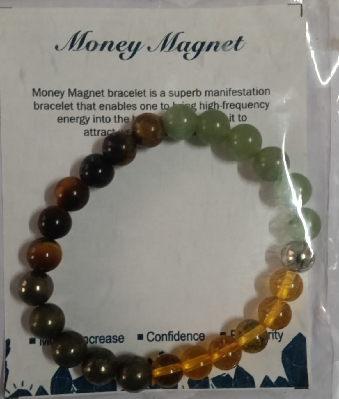 Money Magnet Beads Bracelet