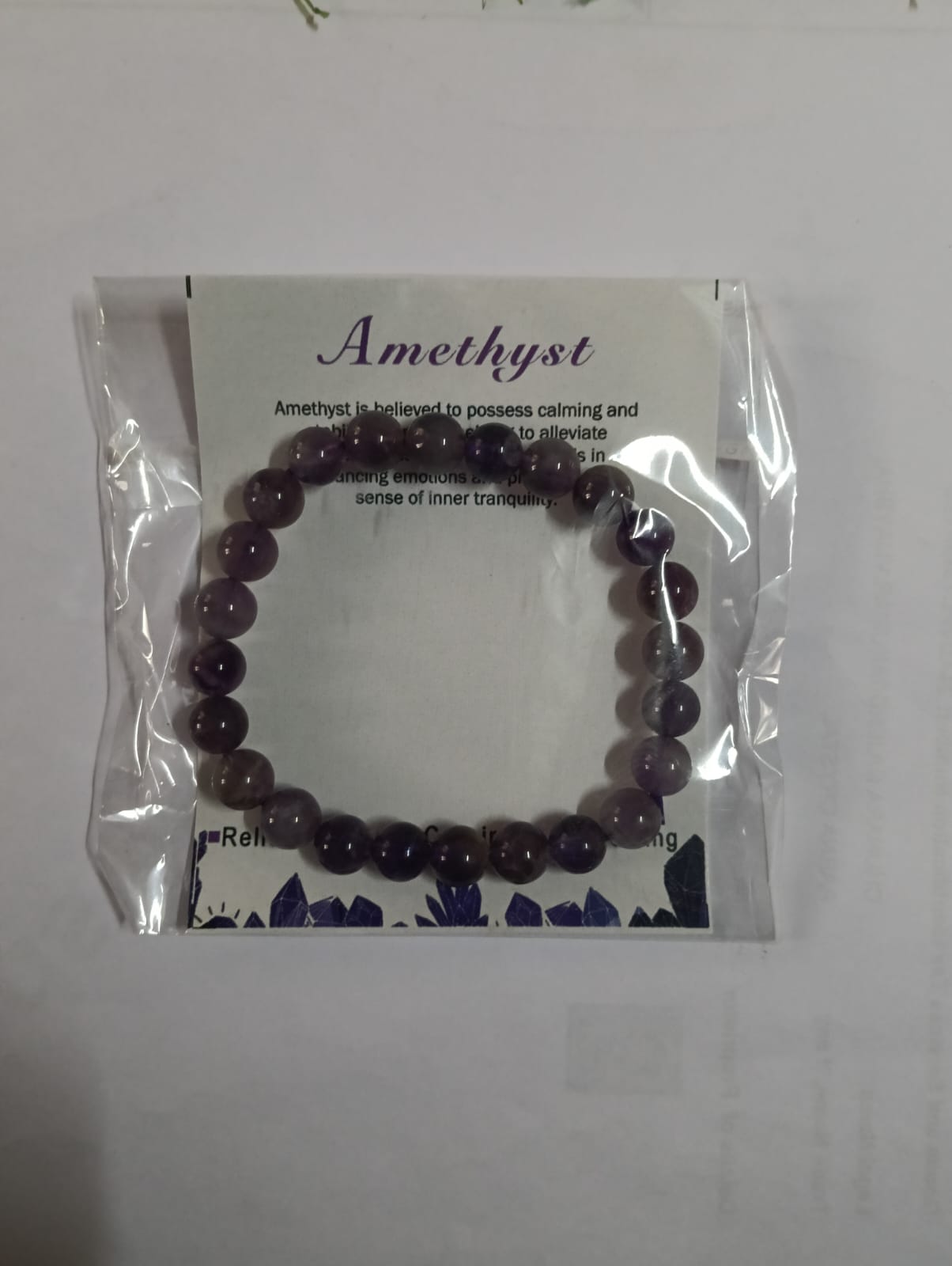 Amethyst Beads Bracelet